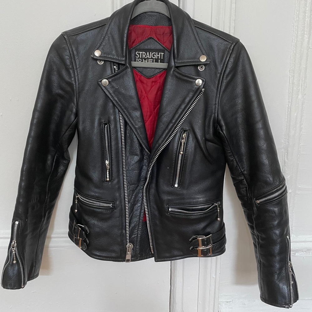 Genuine leather ‘Straight to Hell’ jacket